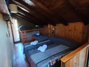Cabaña Maiten vista del Dormitorio